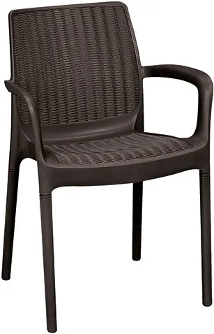 Baštenska stolica Bali-Mono 55.5x58x83cm braon Keter