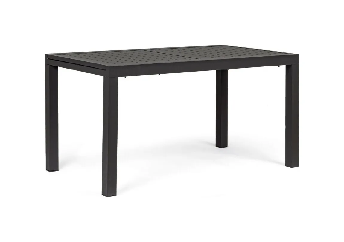 Baštenski sto Hilde 77x140-210x75cm antracit Bizzotto