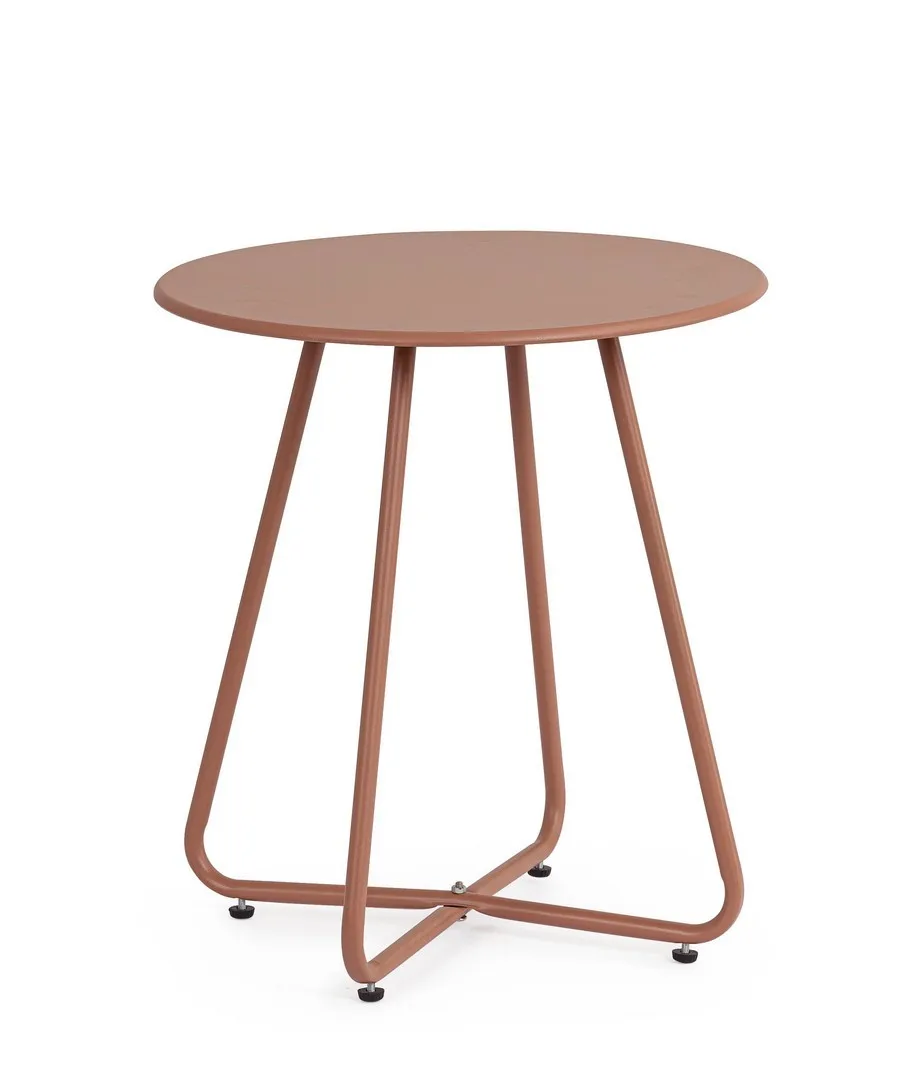 Baštenski sto Jable fi 45cm coral Bizzotto