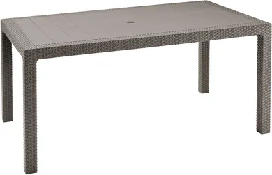 Baštenski sto Melody 160.5x94.5x74.5cm kapućino