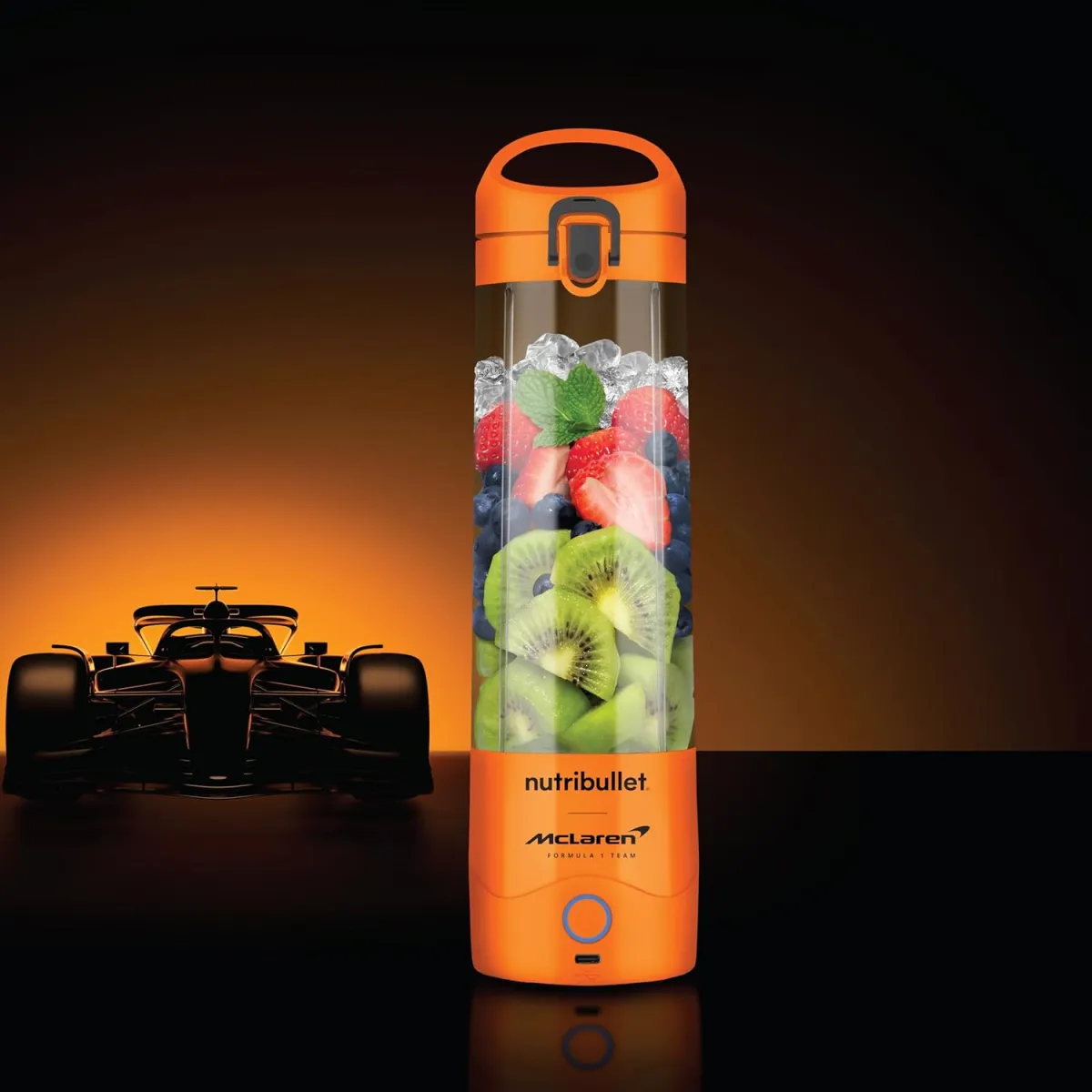 Baterijski nutri blender McLaren F1 Team 100W prenosivi narandž. Nutribullet