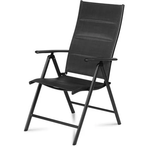Bašt.stolica FDZN5016 55x105x47cm podesiva crna pvc Fieldmann