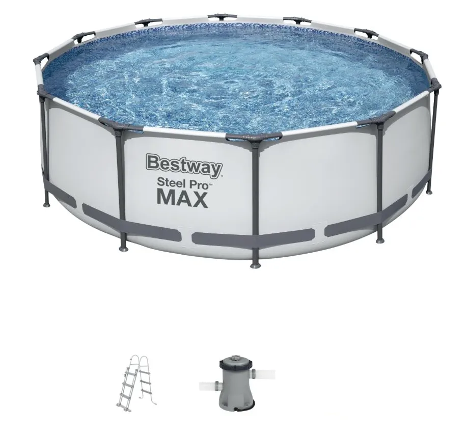 Bazen Steel Pro Max 366x100cm sa filter pump.i stepenic.Bestway