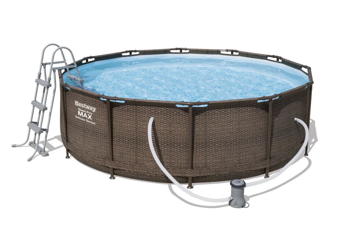 Bazen Steel Pro MAX Deluxe 366x100cm sa filter pumpom