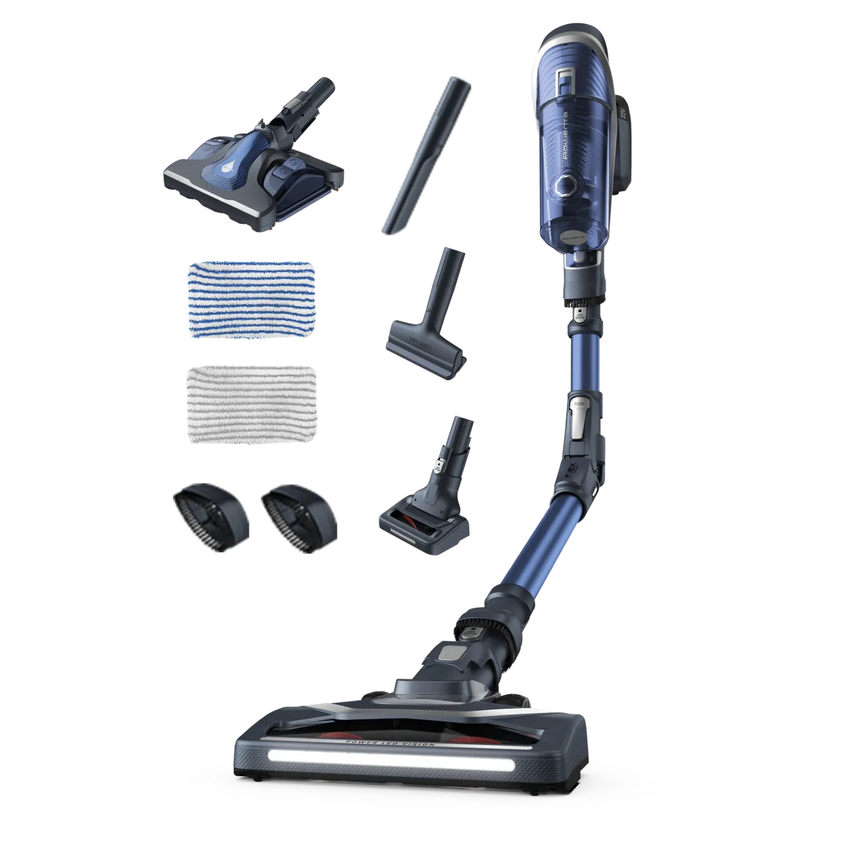 Bežični štapni usisivač X-Force 8.60 Aqua 22.2V plavi Rowenta