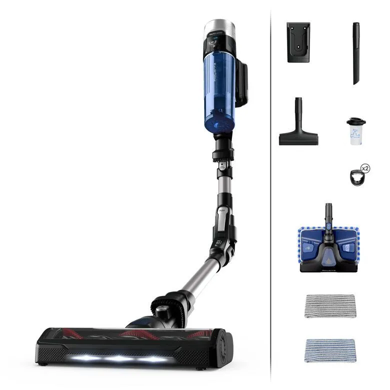Bežični štapni usisivač X-Force Aqua Flex 9.60 18.5V Rowenta