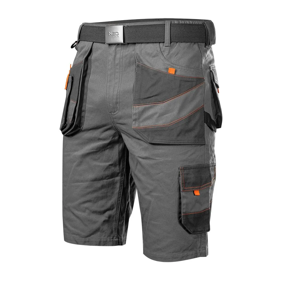 Bermude sa kaišem vel. XXL sivi 260g/m2 Neo