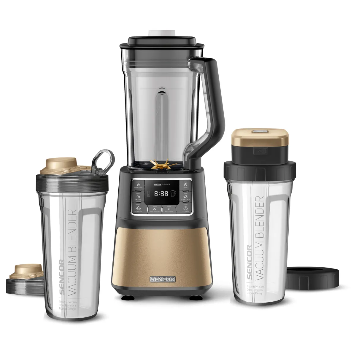 Blender 1.5l SBU 7877CH sa 2 flaše 0.7l i vakuum.zatvar. Sencor