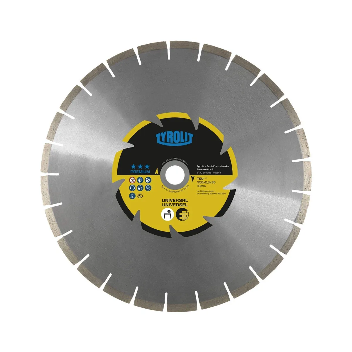 C2W  Dij. brus univerzalni fi 400x3.2x35mm TSU Premium Tyrolit