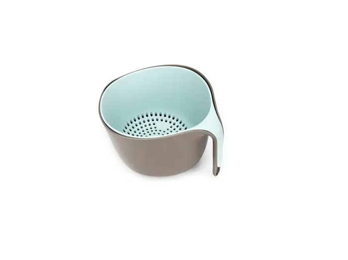 Cediljka za salatu 2u1 plava/braon M-casa collection