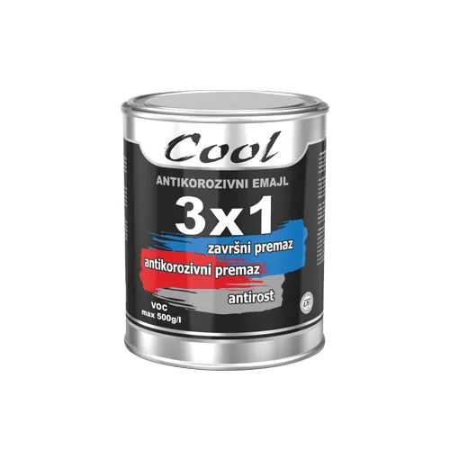 COOL 3x1 Anor. emajl za metal 2.5l Nevena color