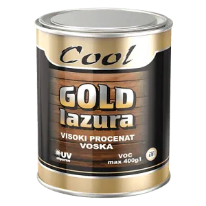 COOL GOLD Lazura za drvo 2.5l  02 Nevena color