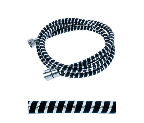 Crevo za tuš 150cm BIFLEX crno/hrom. Rosan