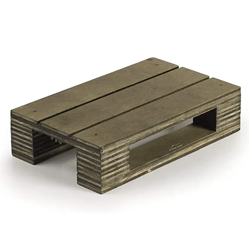 Daska za posluživanje u obliku palete 20x12cm Lacor