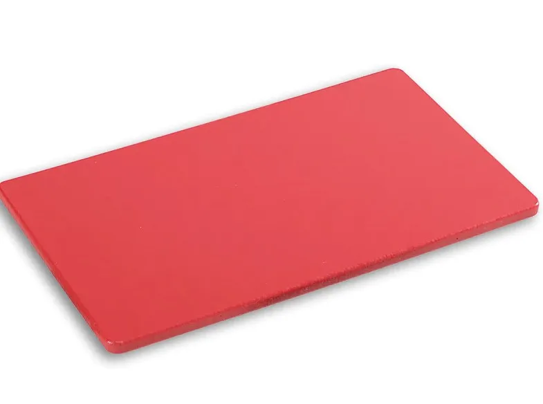 Daska za rezanje 53x32.5x1.5 cm crvena pvc Kesper