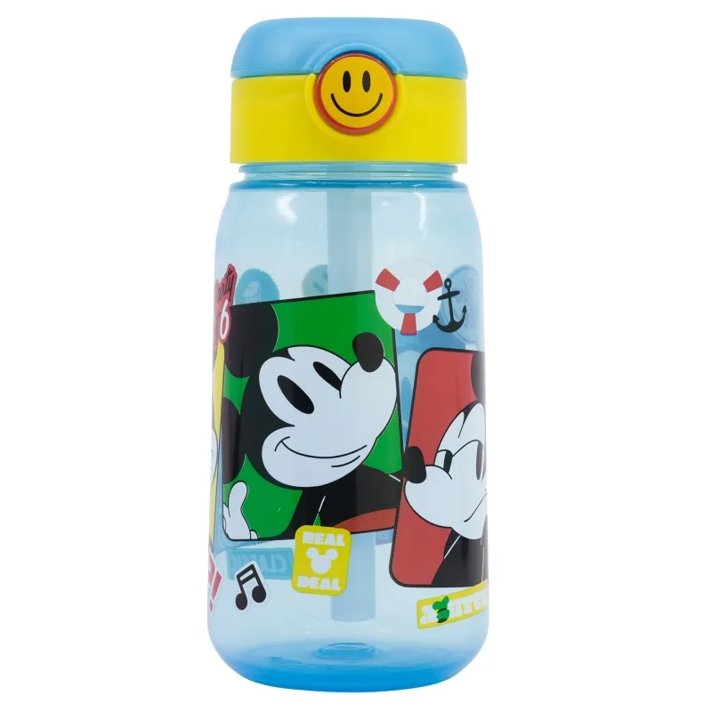 Dečija flaša za vodu Active Mickey Mouse 510ml sa slamčicom Stor