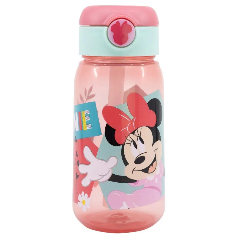 Dečija flaša za vodu Active Minnie Mouse 510ml sa slamčicom Stor