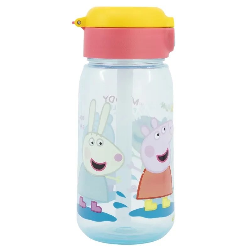 Dečija flaša za vodu Active Peppa Pig 510ml sa slamčicom Stor