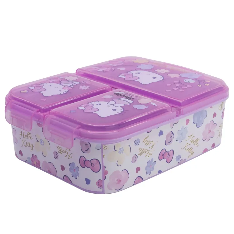 Dečija posuda za užinu Hello Kitty sa tri odeljka Stor