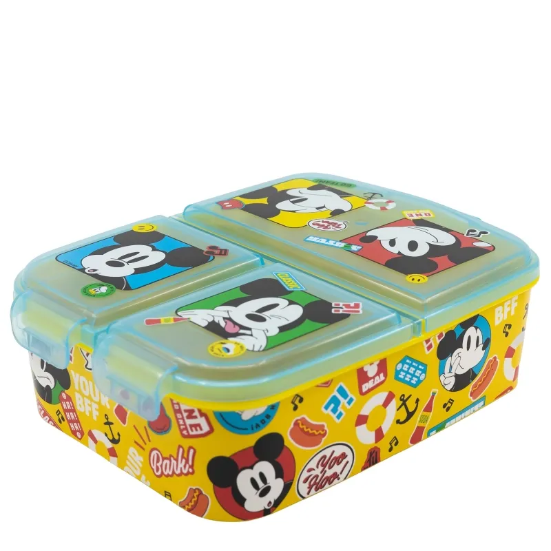 Dečija posuda za užinu Mickey Mouse Fun-tastic sa tri odeljka Stor