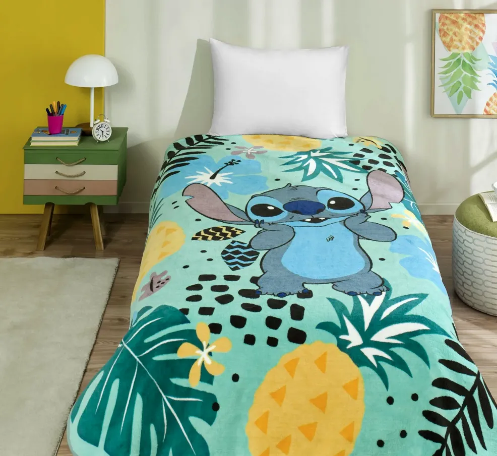 Dečije ćebe za jedan krevet Licensed Lilo and Stitch 160x220 Tac