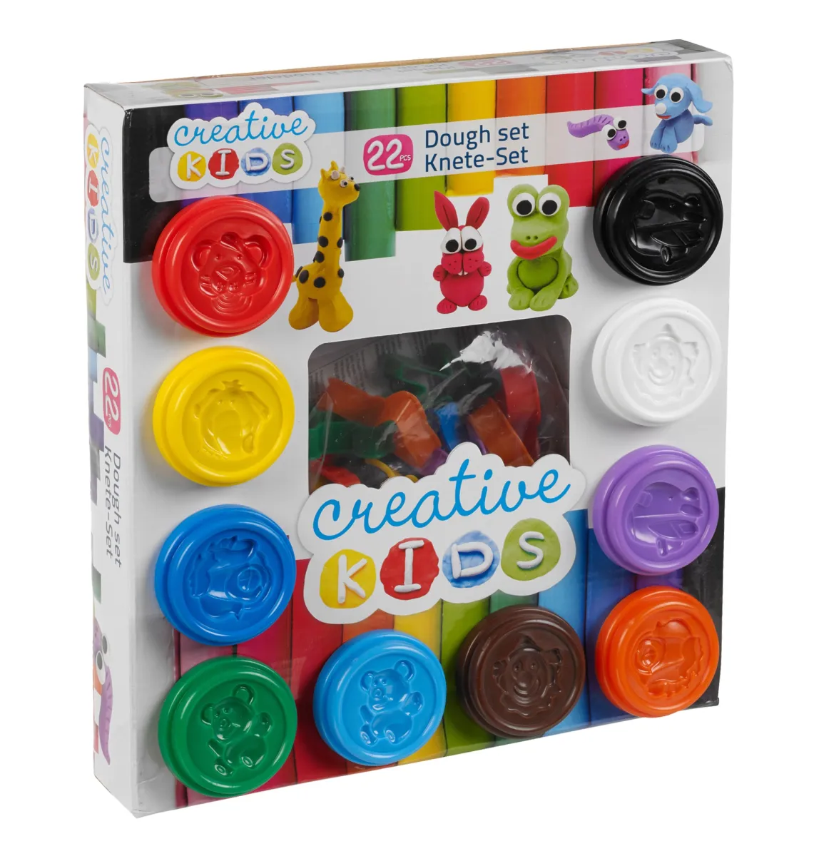 Dečiji kreativni set plastelina 55g sa prib. za oblikov. 22/1 Creakids