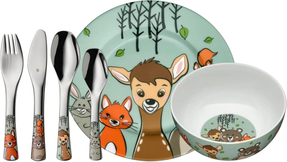 Dečiji set Forest Friends: tanjir + činija sa escajgom 6/1 WMF