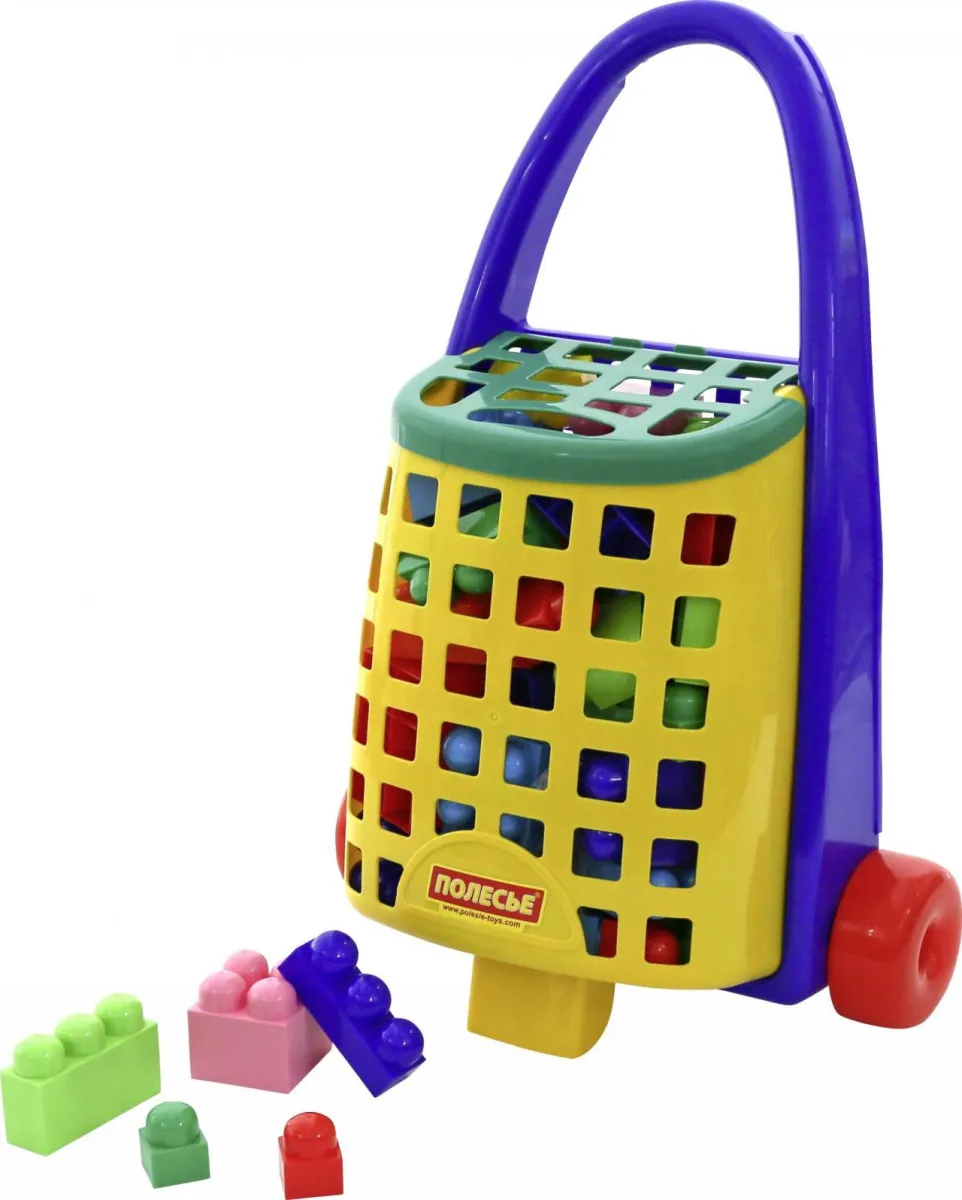 Dečiji set kolica sa kockicama Jumbo za slaganje 36/1 Polesie