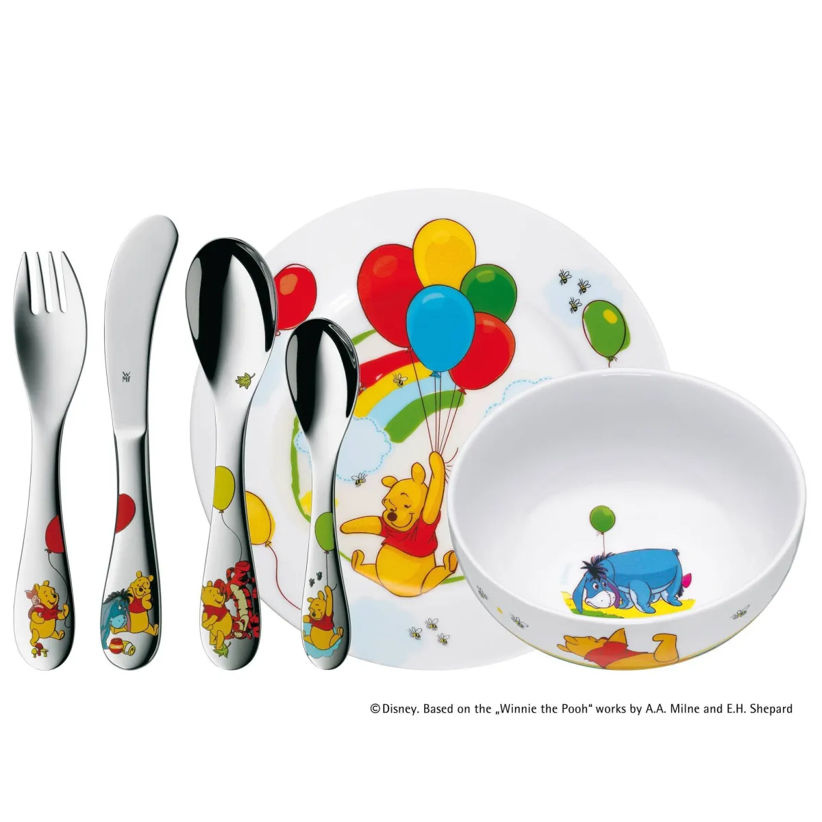 Dečiji set Winnie Pooh tanjir i činija za musli sa escajgom  6/1 WMF