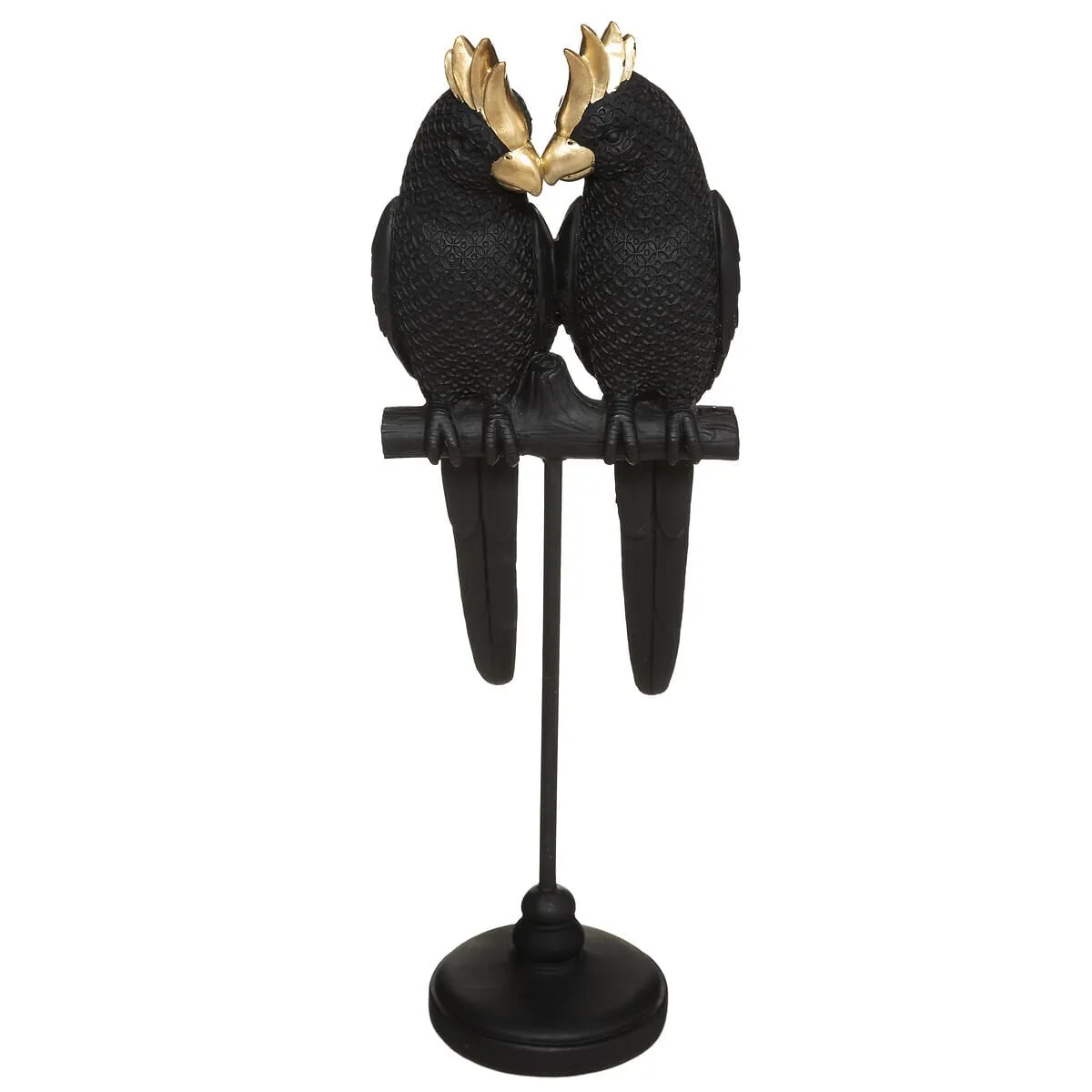 Dek.figura-ptice na stalku 35cm crne  Atmosphera C. Dinterieur