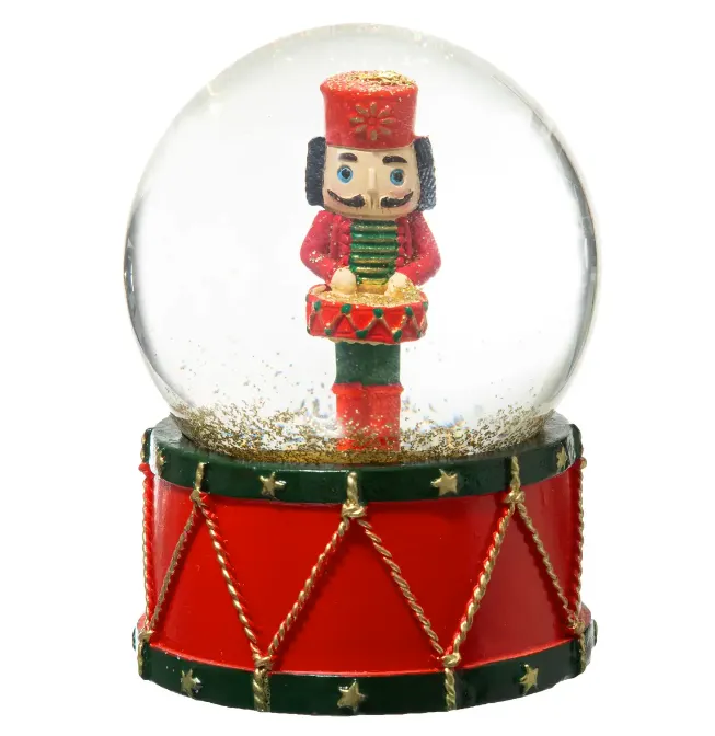 Dekor. figura-Krcko Oraščić h 38cm crveni/plavi Atmosphera