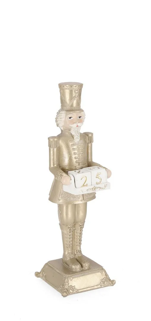 Dekor. figura - vojnik Edwyn 31.5cm boja šamp. Bizzotto