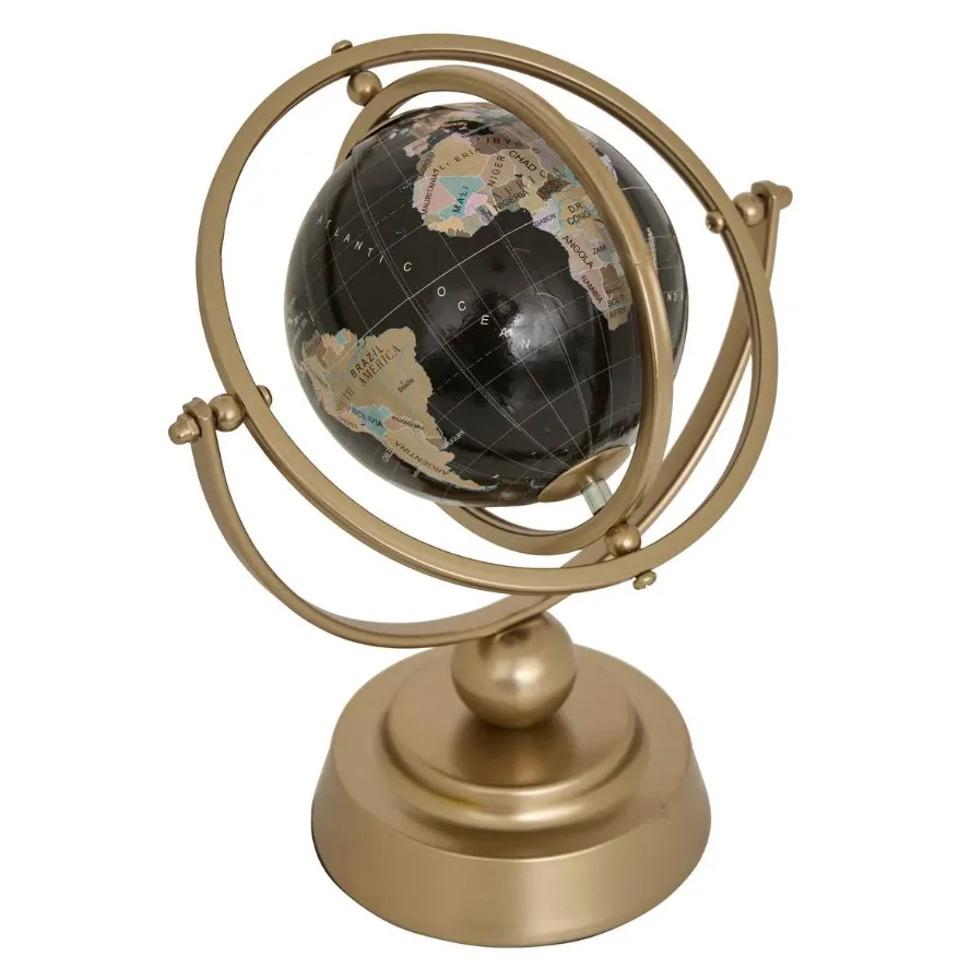 Dekor. globus Bota 20.5x11x24cm crni/boja bronze Atmosphera C. Dinterieur