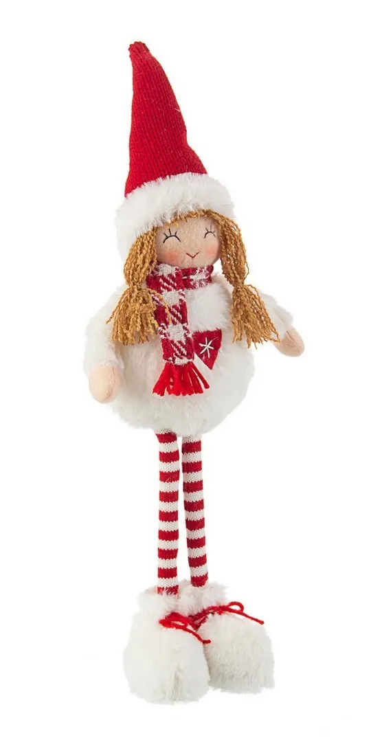 Dekor. novogodišnja figura - devojčica Dilly 15x8x38cm Bizzotto