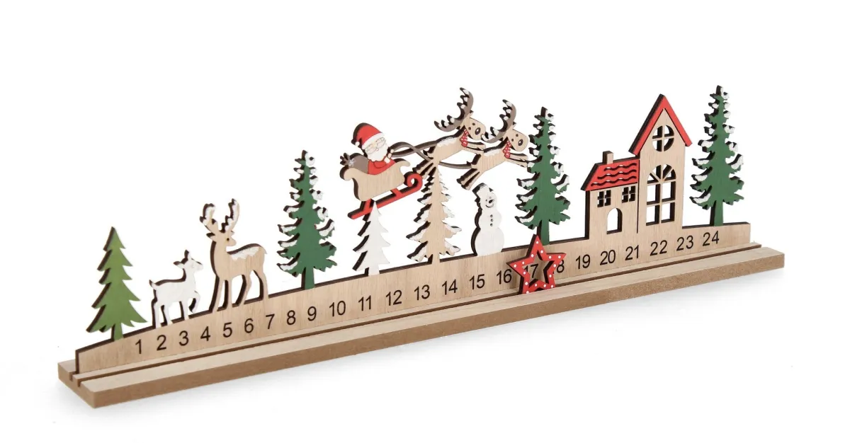 Dekor. novogodišnja figura - kalendar Bizzotto