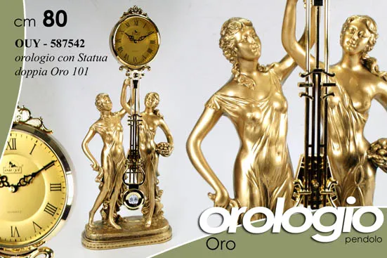 Dekor statua ORO sa satom 80cm boja zlata