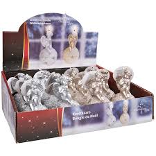 Dekor. sveća anđeo 12cm 85g sort Christmas Gifts