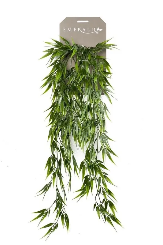 Dekor. viseći bambus 75cm 6 grana Emerald