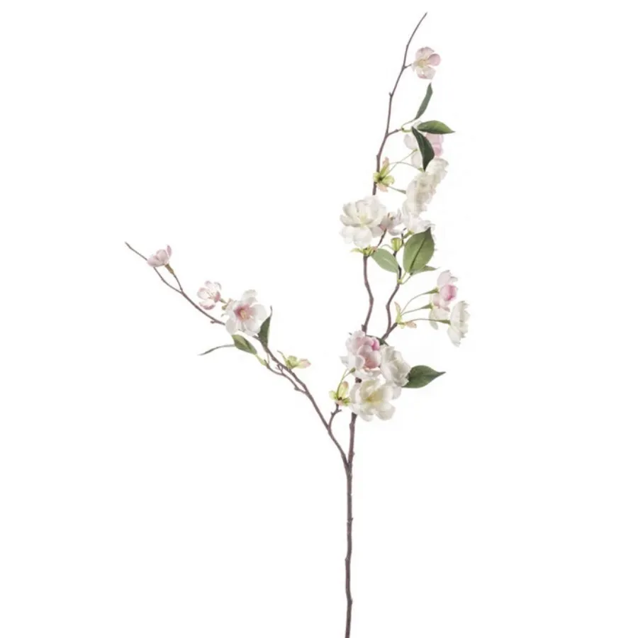 Dekorativni cvet-cvet breskve 80cm bež/svetlo rozi Emerald