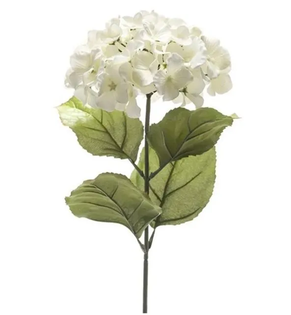 Dekorativni cvet-hortenzija 65cm bela Emerald