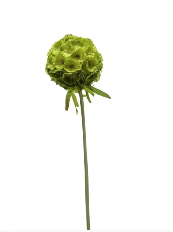 Dekorativni cvet-karanfil 53cm zeleni Emerald