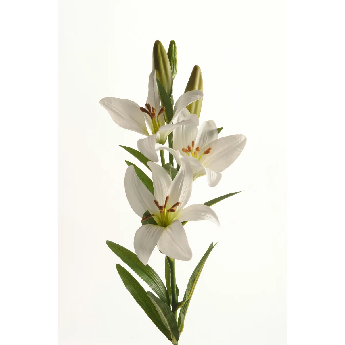Dekorativni cvet-ljiljan 70cm beli Emerald
