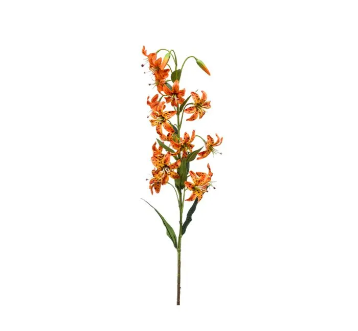 Dekorativni cvet-ljiljan 80cm narandžasti Emerald
