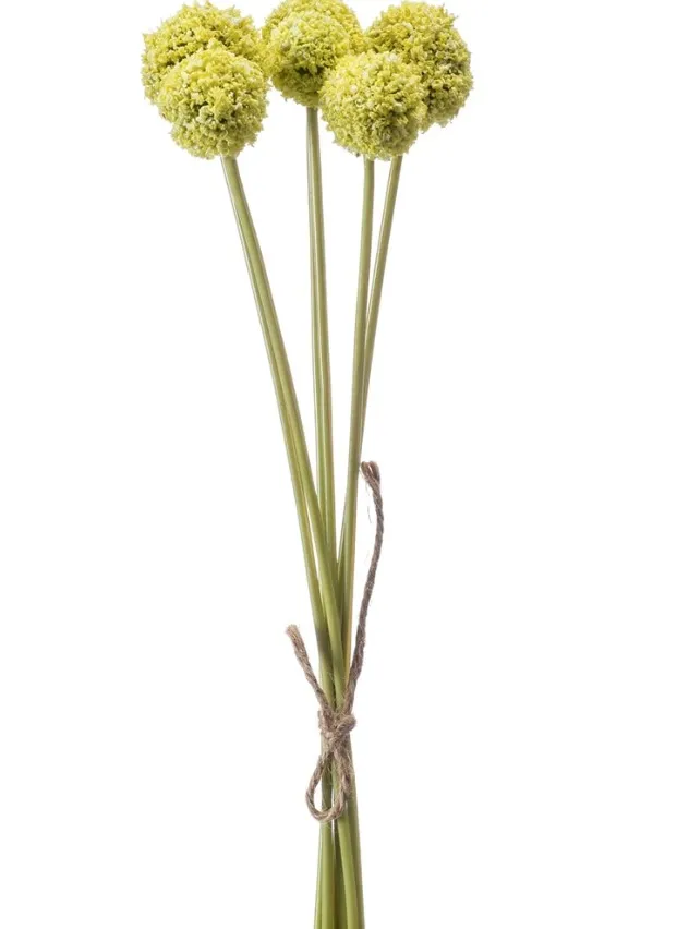Dekorativni cvet-lukovica 30cm 6 grana bela Emerald