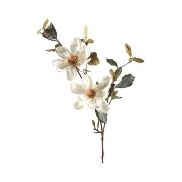 Dekorativni cvet-magnolija 90cm beli Emerald