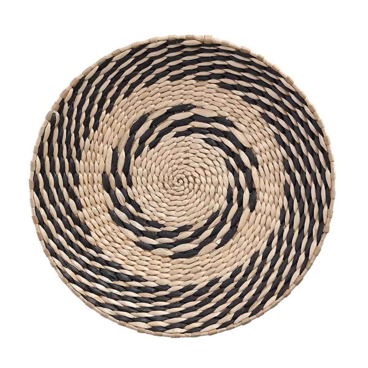Dekorativni tanjir fi 30cm crni/bež Zeller