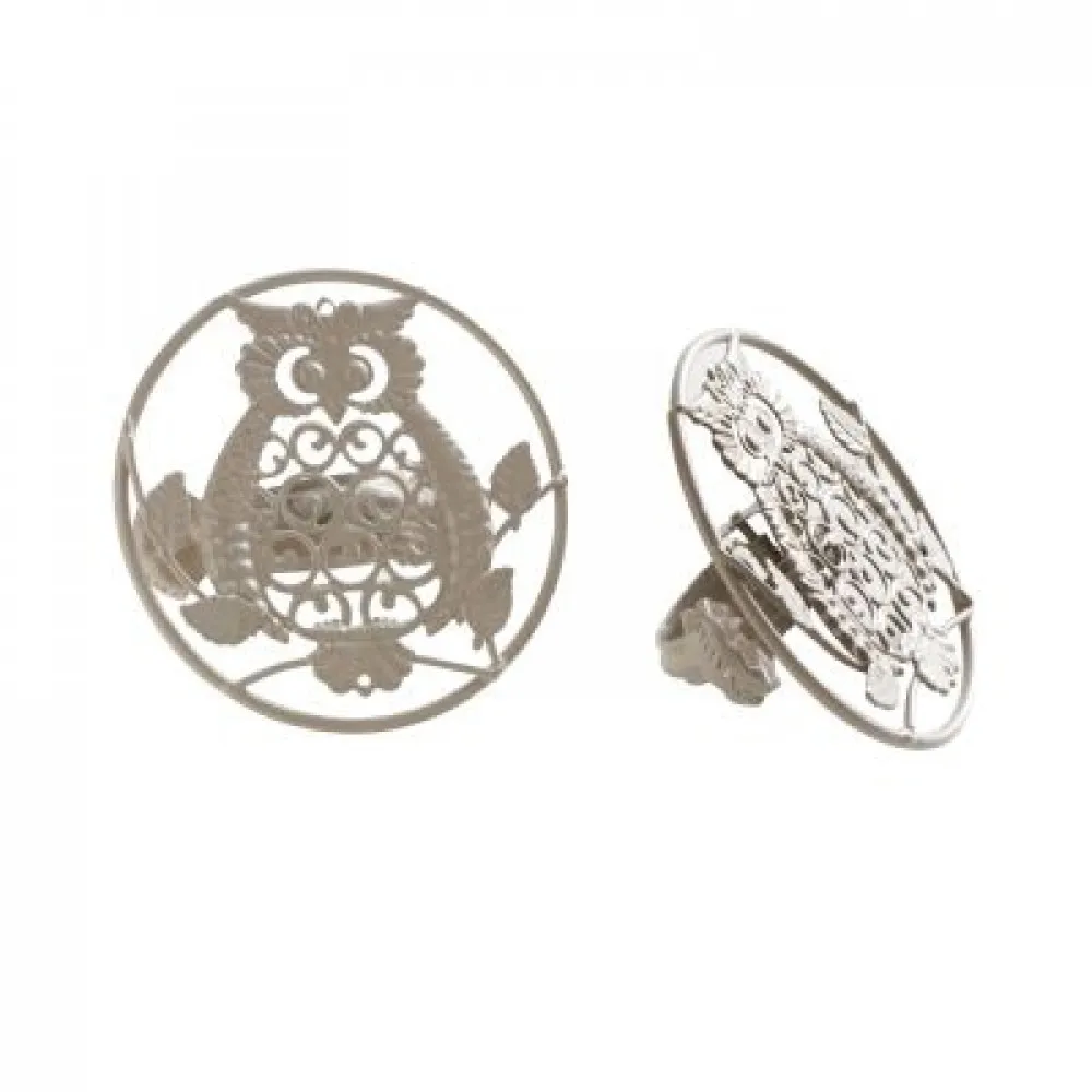 Dekor.kopča za zavesu Sova fi 8cm smeđa 2/1 Douceur d Interieur