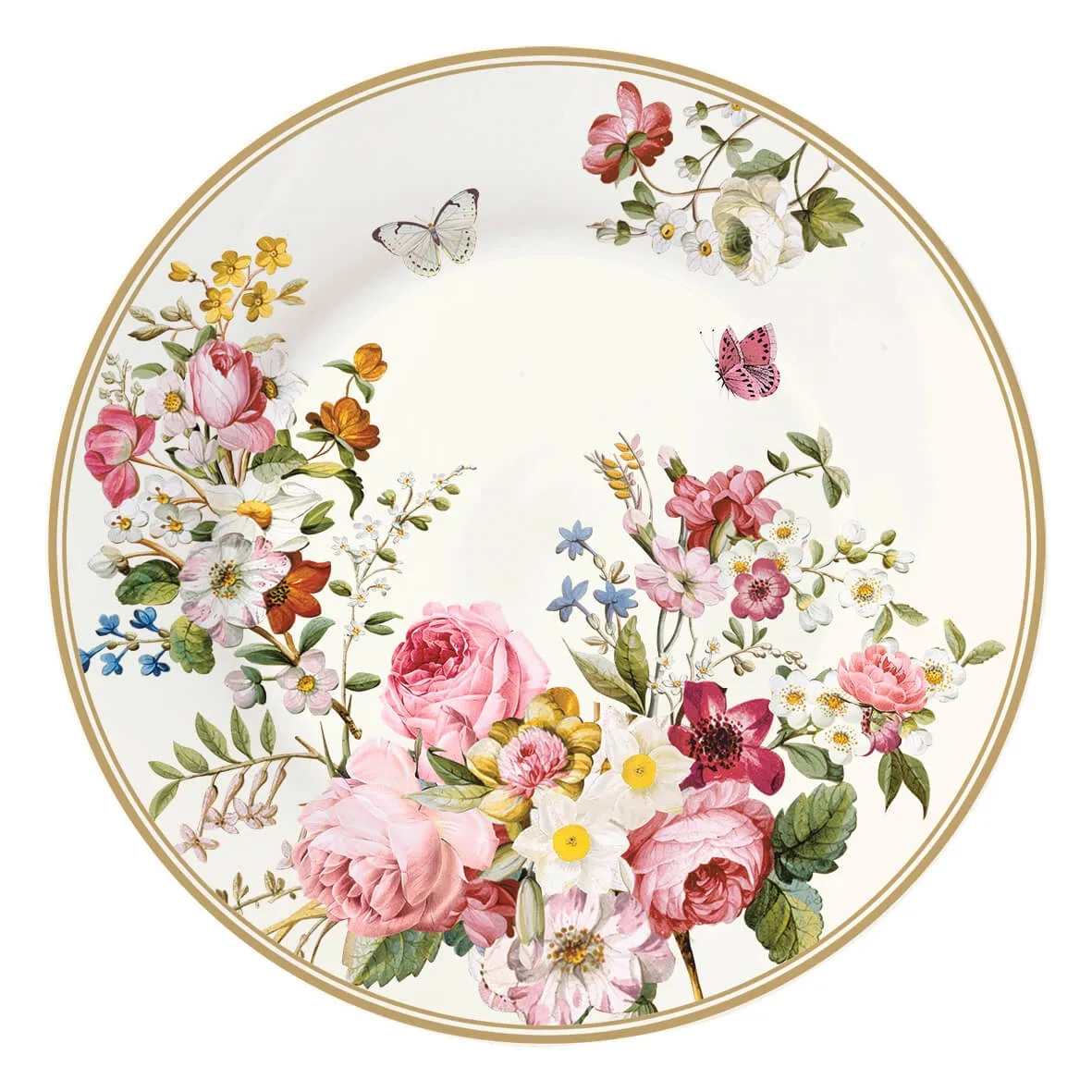 Dezertni tanjir fi 19cm art. 1358 Blooming Opulence krem Easy Life