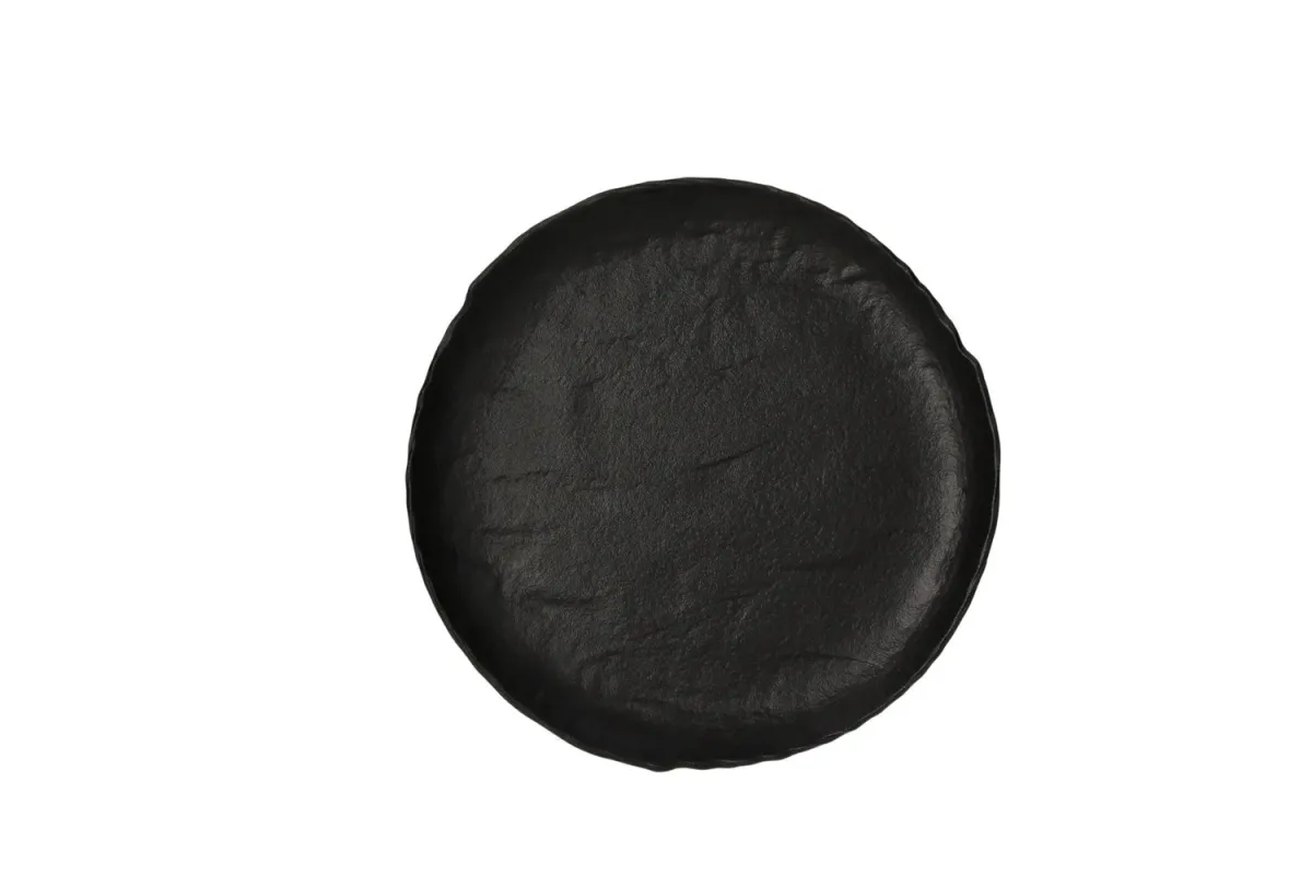Dezertni tanjir Vulcania 21cm crni Tognana