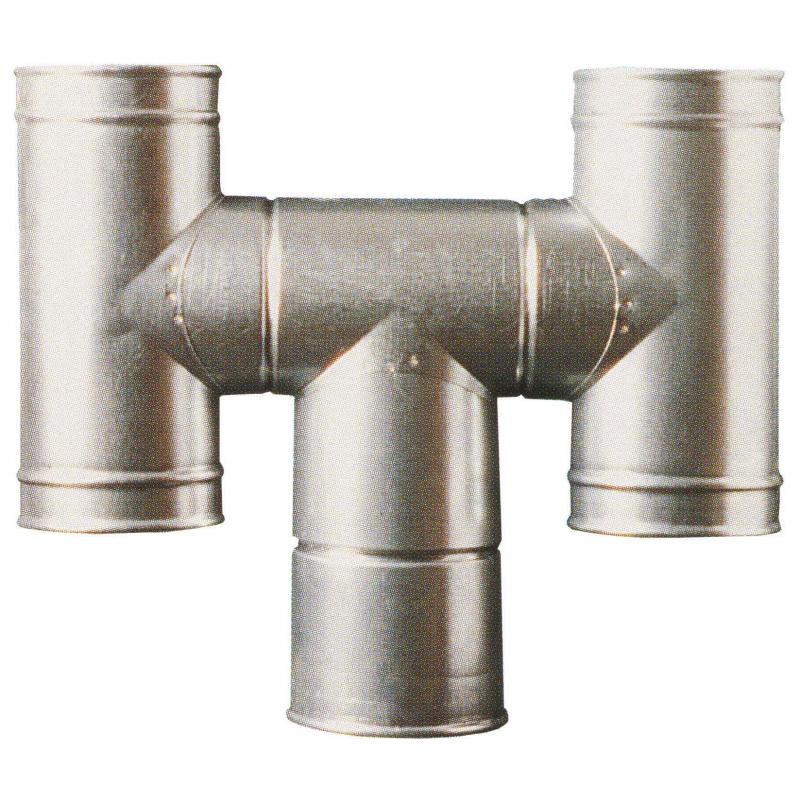 Dimna cev T fi 140mm cink Valeri
